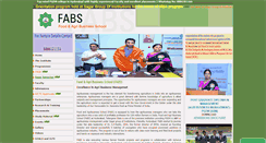 Desktop Screenshot of fabs.ac.in